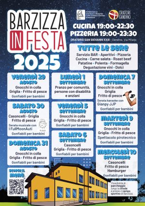 Barzizza in Festa 2025: dieci giorni di gusto, musica e divertimento