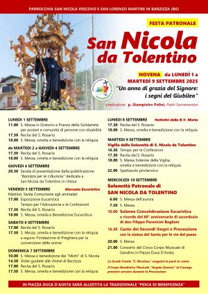 Festa Patronale di San Nicola da Tolentino