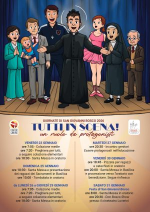 S. Giovanni Bosco 2026 – TUTTI IN SCENA! Un ruolo da protagonisti