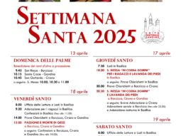 Locandina Settimana Santa 2025