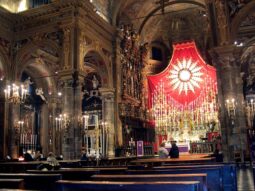 Raggiera per il triduo dei morti a Gandino