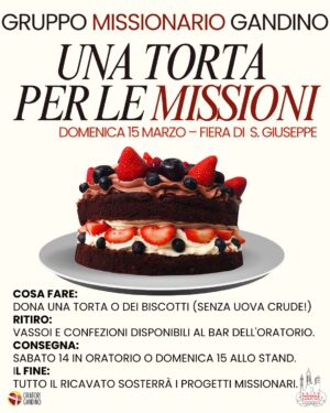 UNA TORTA PER LE MISSIONI